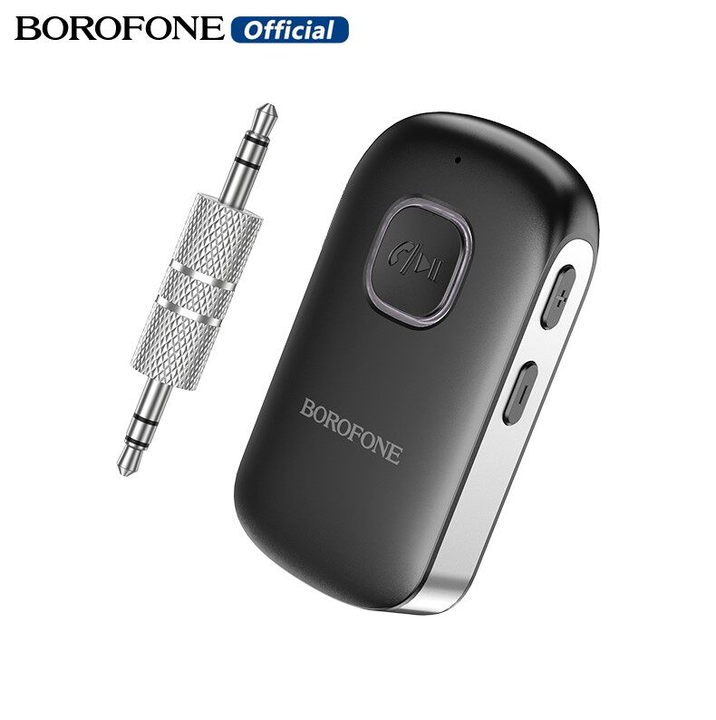 BOROFONE BC42 Bluetooth Adapter Wireless Car AUX BT Receiver Transmitter  3.5mm Jack Bluetooth 5.0 For Car Music Audio Aux Headphone Handsfree