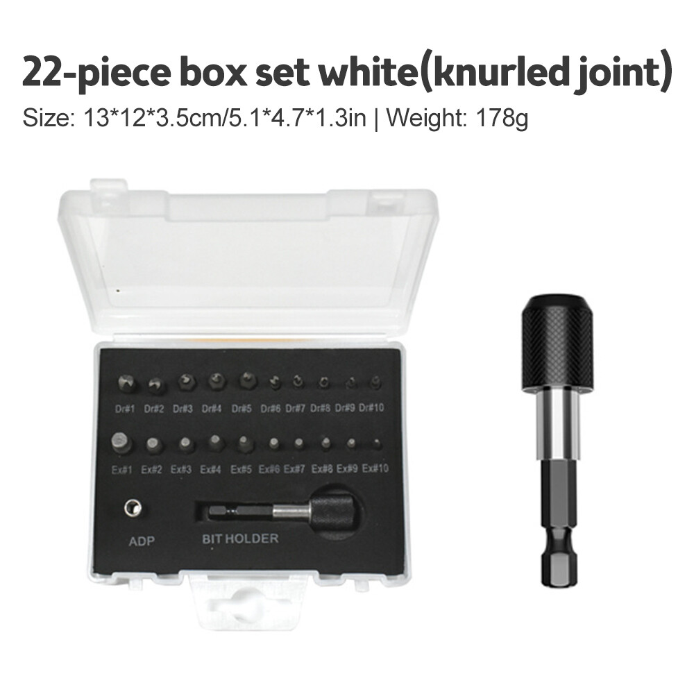 Aideepen Damaged Screw Extractor Tool Kit Stripped Bolt Extractor Set Screw Extractor Drill Bit Easy Out Extractor Set