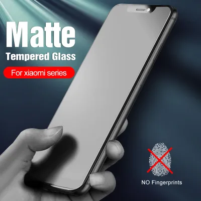 Anti Fingerprint Matte Frosted Tempered Glass For Xiaomi Mi 10T 9T Pro Redmi Note 10 10s 9 9s 8 7 9T 9A 9C 8A 7A Pro Poco M3 X3 GT NFC F3 F2 Pro Pocophone F1 Black Shark 3 2 Pro Screen Protector Film