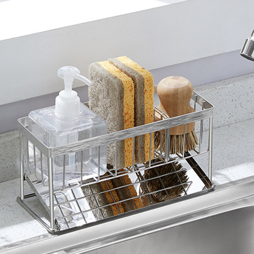 Kitchen Sink Sponge Rack Kitchen Sink Sponge Rack Kitchen Sink Stainless Steel Kitchen Drain Box Adjustable