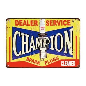 Metal Tin Logo Poster Of Auto Parts Old Style Car Good Year Sports