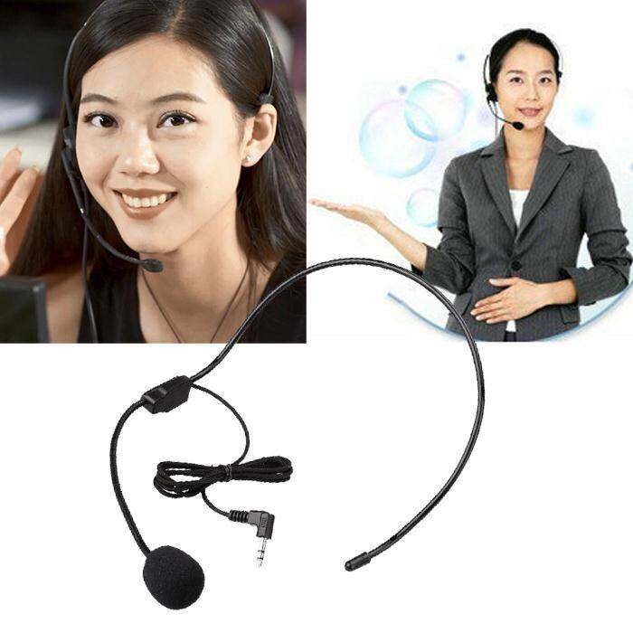 3.5Mm Có Dây Micro đeo tai Microfone Mic Cho Thiết bị khuếch đại giọng nói Loa Loa ngoài Cho Bài Giảng Giảng Giảng Dạy Hội Nghị Hướng Dẫn