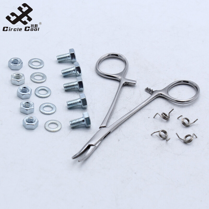 Circle cool 1 set car door lock pliers door lock actuator repair 4 springs compatible for class c class e w203 w211