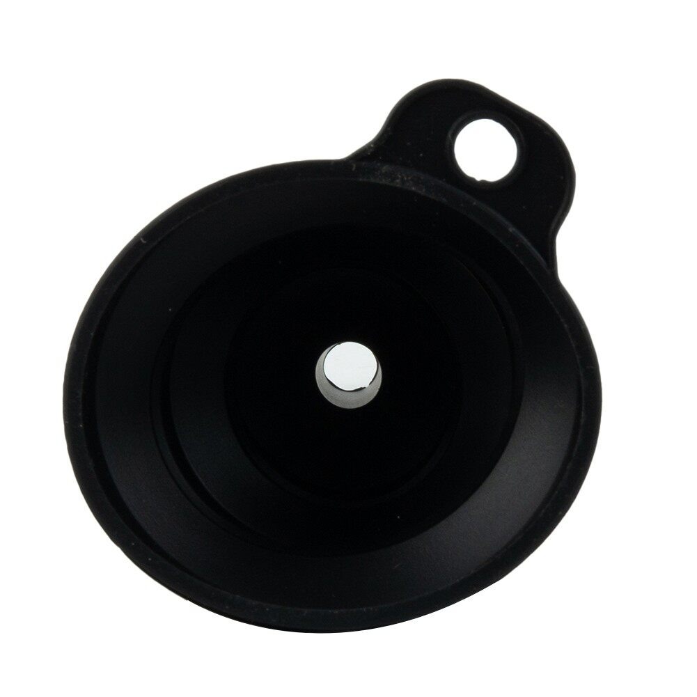 Black Collapsible Caliber 0.9cm Foldable Funnel High Quality Gasoline Diesel