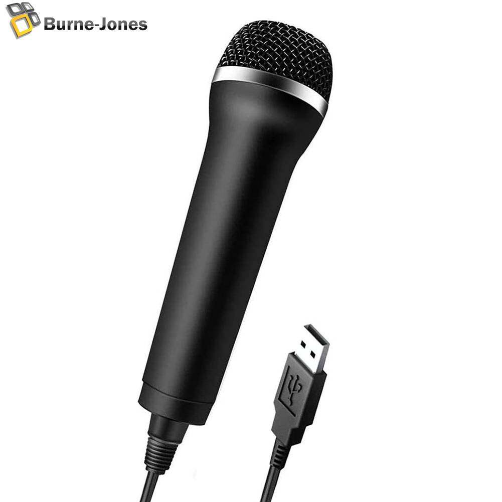 Usb wired microphone karaoke mic for ps 4 ps4 switch wii xbox pc