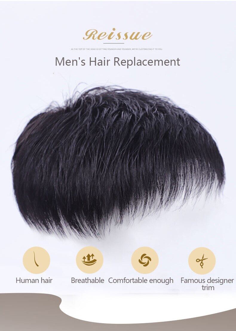 Others rambut palsu cowok rambut palsu cowok keren LANLAN Men's