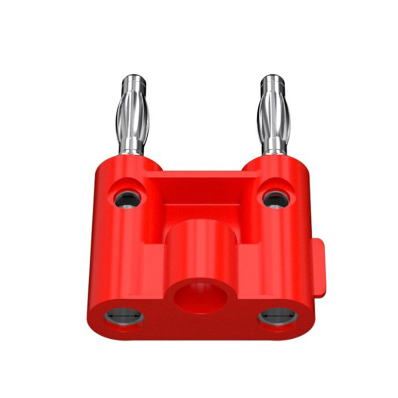 wuyangmin Double Row 4mm Banana Plug Connector Speaker Amplifier Plug Jack Adapter