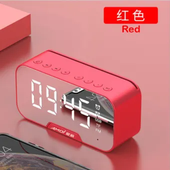 4 In 1 Wireless Bluetooth Speaker Portable Subwoofer With Alarm 4 In 1 Wireless Bluetooth Speaker