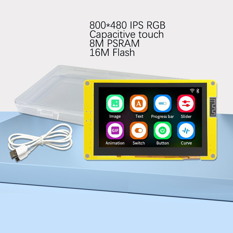 ESP32-S3 HMI 8M PSRAM 16M แฟลช Arduino LVGL WIFI & Bluetooth 4.3 