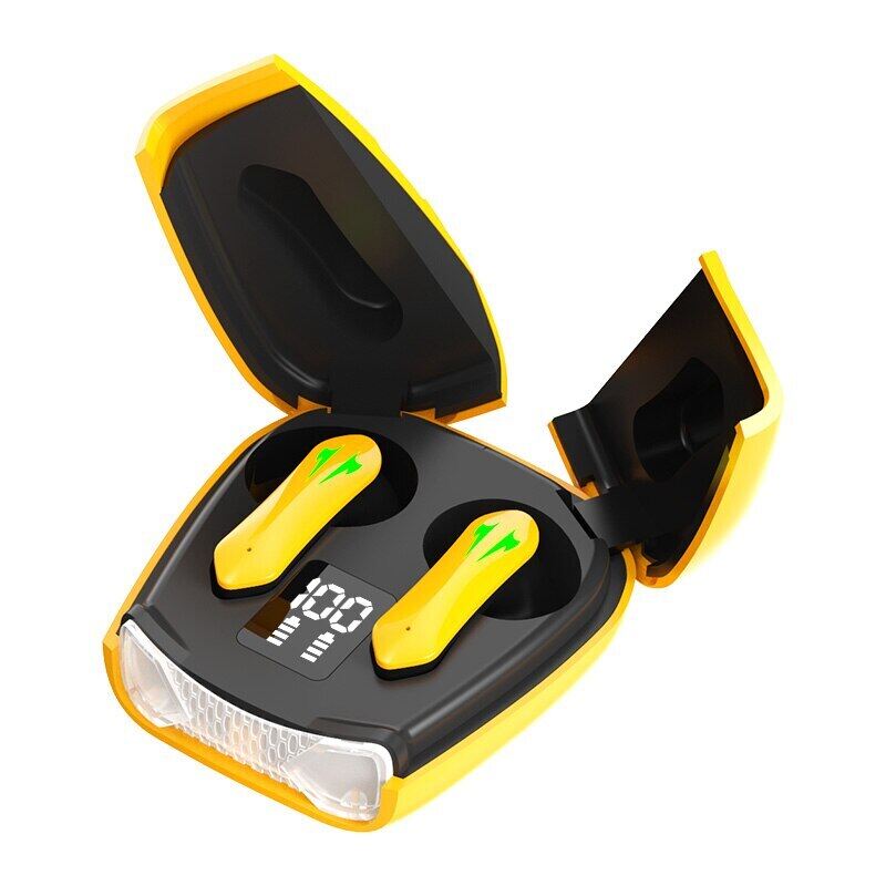 Bluetooth Earphone Wireless Headphones Gaming Headset With Flashlight Touch Control Earbuds Outdoor Low Delay For Game