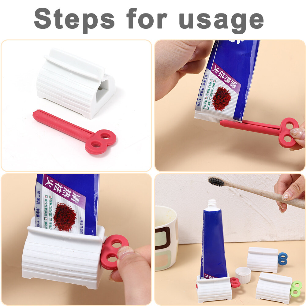 【Dizoey】Toothpaste Dụng Cụ Bóp Ống Dụng Cụ Xoay Dễ Dàng Dụng Cụ Phòng Tắm