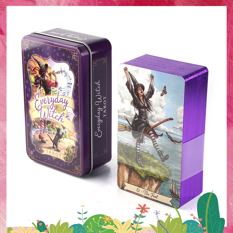 The Hidden Truth Oracle Card in a Tin | Portable Size 10.3x6cm | Gilded | Fortune Telling Game | Divination Cards | Tarot Cards | English Version