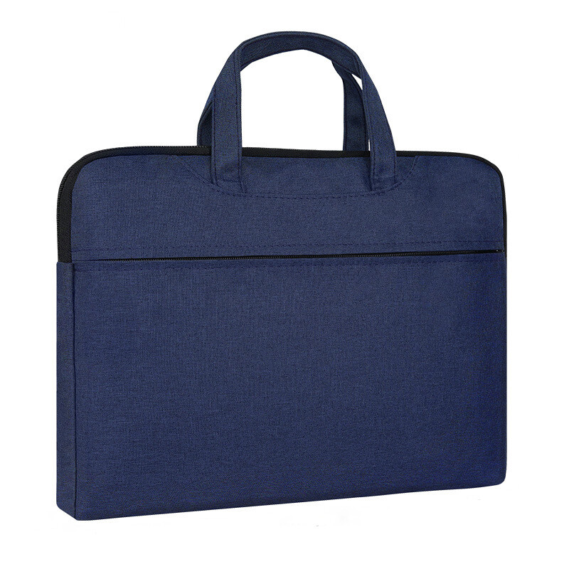 Smartconn Zipper Business Document Bag | Men Messenger Work Briefcase with Waterproof Fabproof Fabric & Multi Purpose Usage for Storing Files Folder Document Notebooks Stationery Items for Meeting