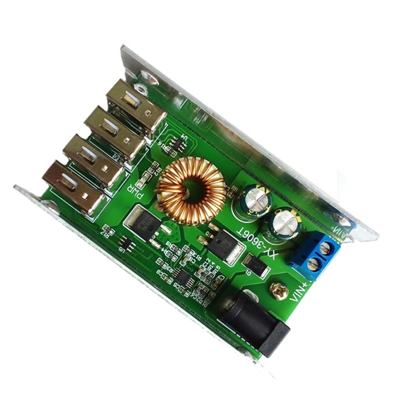 Dc-dc power supply module 24v/12v to 5v 5a converter replace lm2596s
