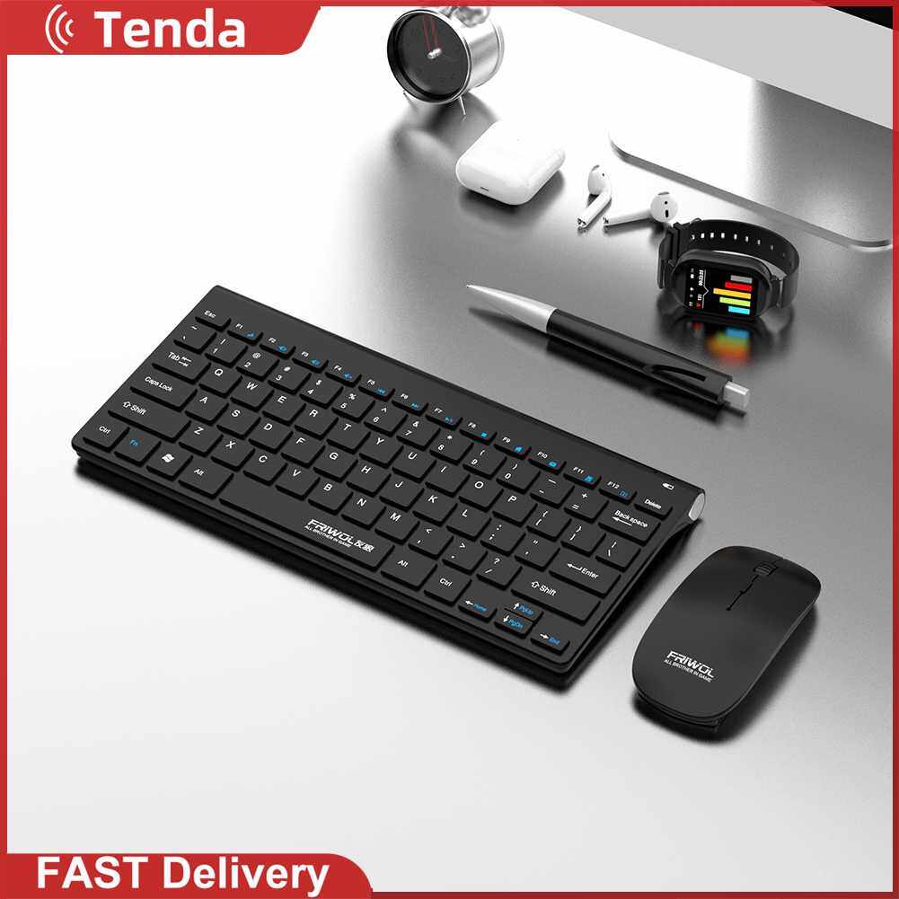 Combo Chuột phím Bàn phím bluetooth không dây Ba chế độ im lặng kích thước đầy đủ bàn phím cho máy tính xách tay máy tính xách tay Máy tính để bàn máy tính bảng