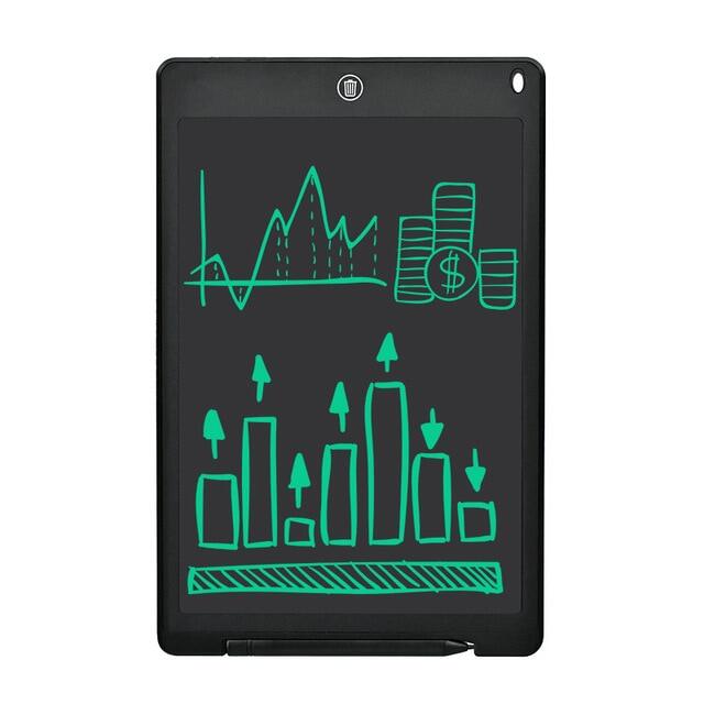 Máy Tính Bảng Viết LCD Siêu Mỏng 12 Inch Bảng Vẽ Điện Tử Kỹ Thuật Số Đầy Màu Sắc Memo Pad Xách Tay Mini Notepad, Dành Cho Trẻ Em Và Người Lớn