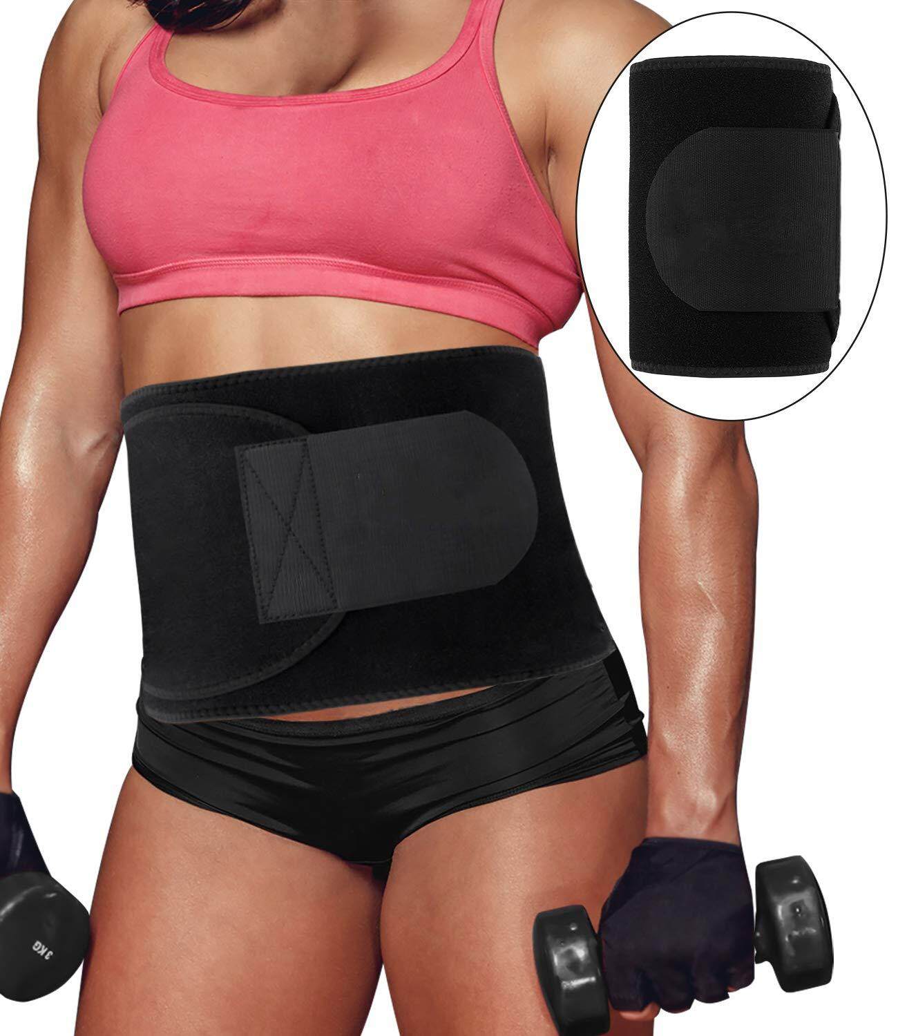 Mens Adjustable Workout Waist Trimmer Support Lower Back /& Lumbar Slimming Belt
