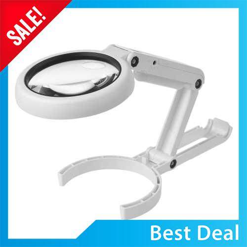 Magnifying Glass With Led Light Stand Lazada Com My Magnifying Glass With Led Light, Desktop Magnifying Lamp Harbor Freight