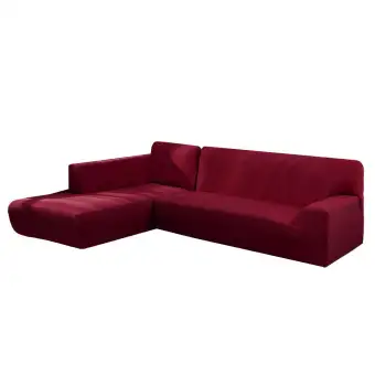 Treeone 2pcs Sectional Sofa Slipcover Couch Cover 195 230cm