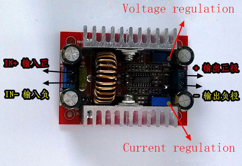 Mô Đun Cấp Nguồn Tăng Áp Dòng Điện Không Đổi Điện Áp Không Đổi DC 400W Mô Đun Tăng Áp DC 8.5V-50V Đến 10V-60