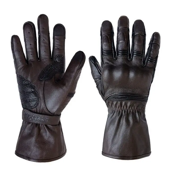 long cuff motorcycle gloves