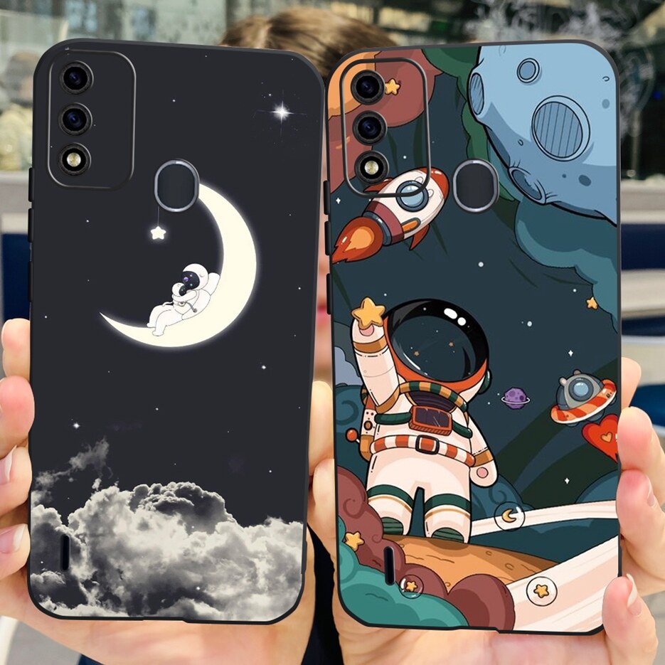 For itel a48 case cute fashion patterned cover soft silicone shockproof casing for itel a48 itela48 phone case 6.1''