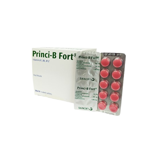 PrinciB Fort Vitamin B1, B6, B12 Tablets 10's (Fast Shipping) Lazada