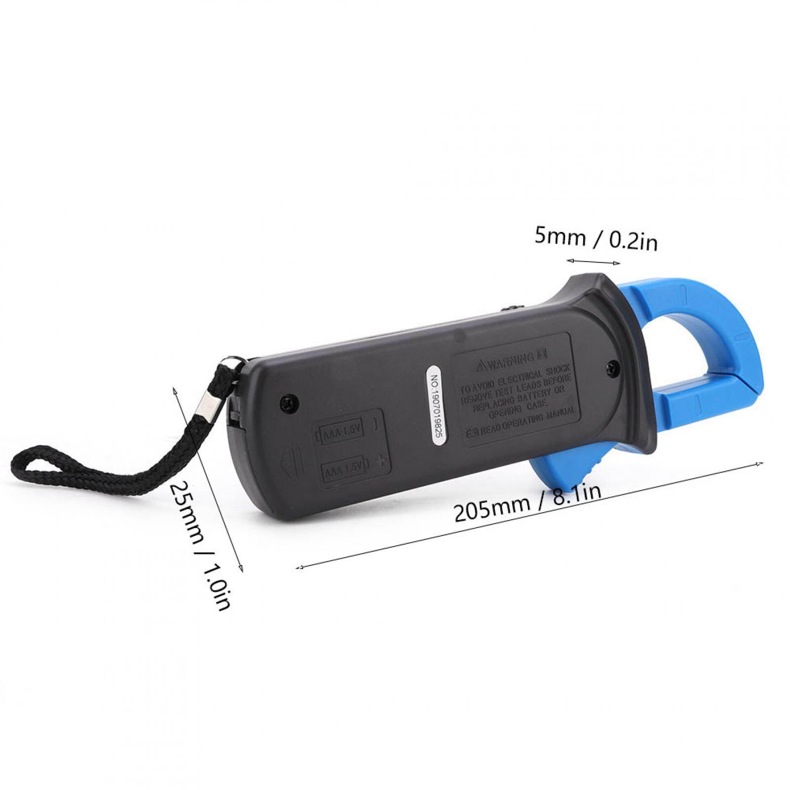 ST201 Automatic Digital Clamp Meter Current Multimeter DC/AC Voltage Resistance Diode Tester