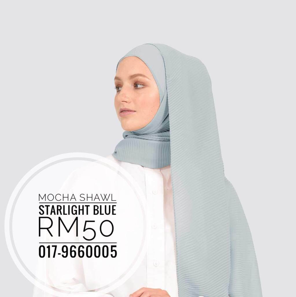 naelofar pleated shawl