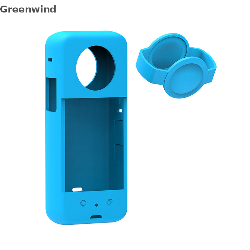 【Greenwind】 Vỏ Silicone bảo vệ cho insta360 X3 cơ thể Silicone Bìa Vỏ bảo vệ máy ảnh Phụ kiện camera hành trình