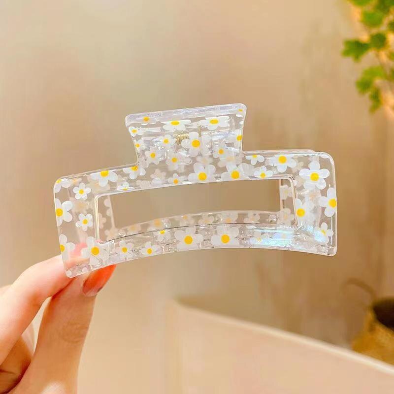Hình In Chấm Bi Hoa Kẹp Tóc Dễ Thương Cho Nữ
