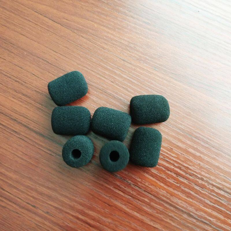 5 Cái Miếng Bọt Biển Xốp Bọc Tai Nghe Micro Màu Đen Bọc Mic Chắn Gió