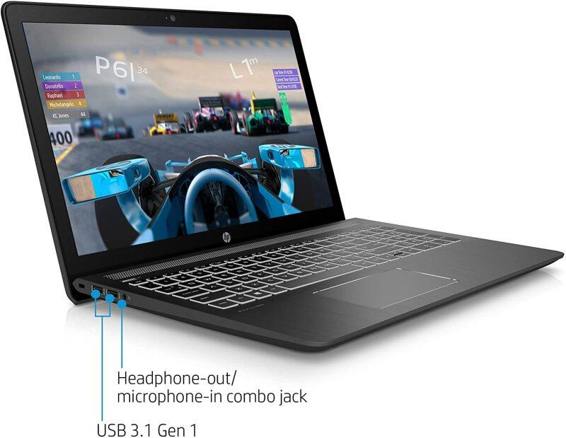 HP Pavilion Power 15-inch Laptop, Intel Core i7-7700HQ , AMD Radeon RX 550, 12GB RAM, 1TB hard drive, Windows 10 (15-cb071nr, Black), Gaming Malaysia