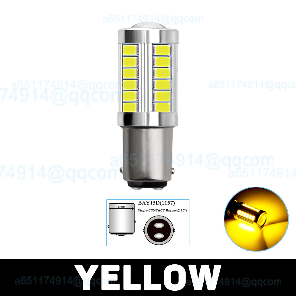 Bóng Đèn LED Xe Hơi CanBus Đèn Tín Hiệu Rẽ Siêu Sáng 1156 1157 Đèn Đỗ Xe Lùi Xe Ô Tô Blub 33 Led SMD 12V Đèn Phanh Đuôi