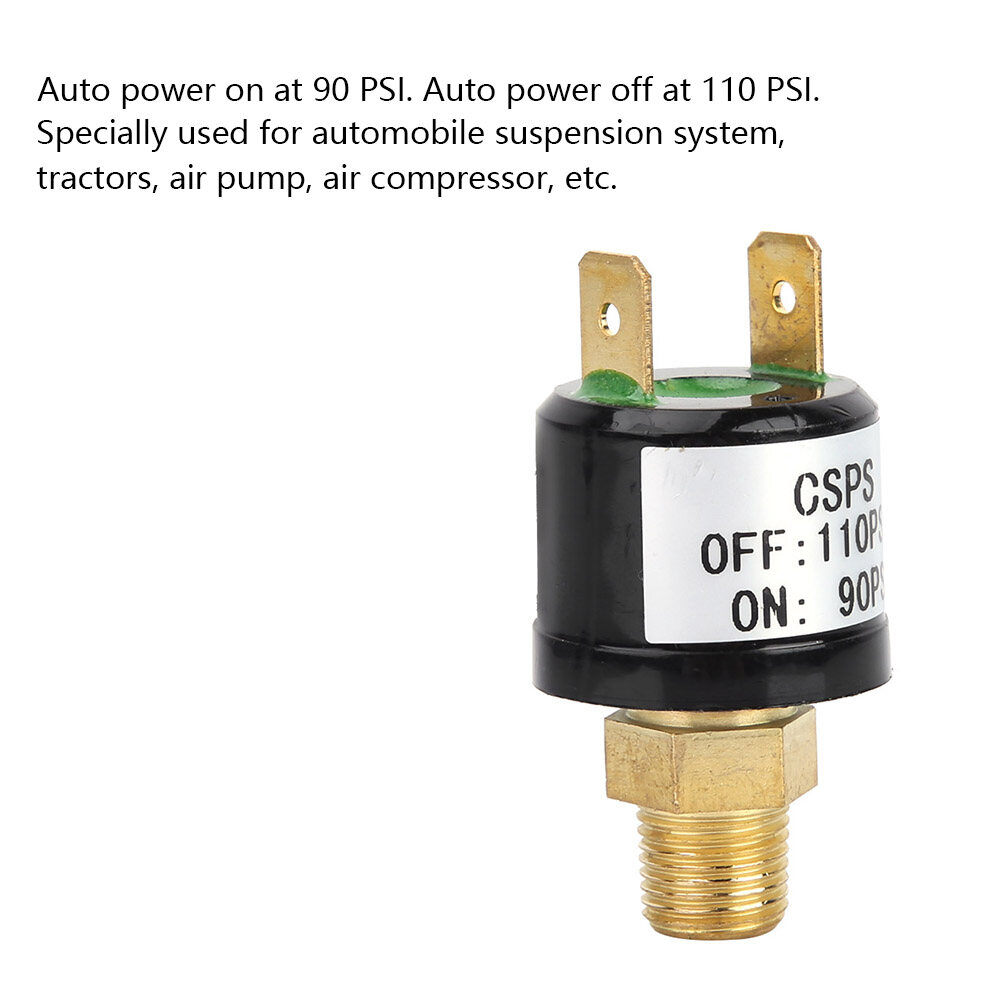 90-110 PSI Air Compressor Valve Heavy Duty Pressure Switch