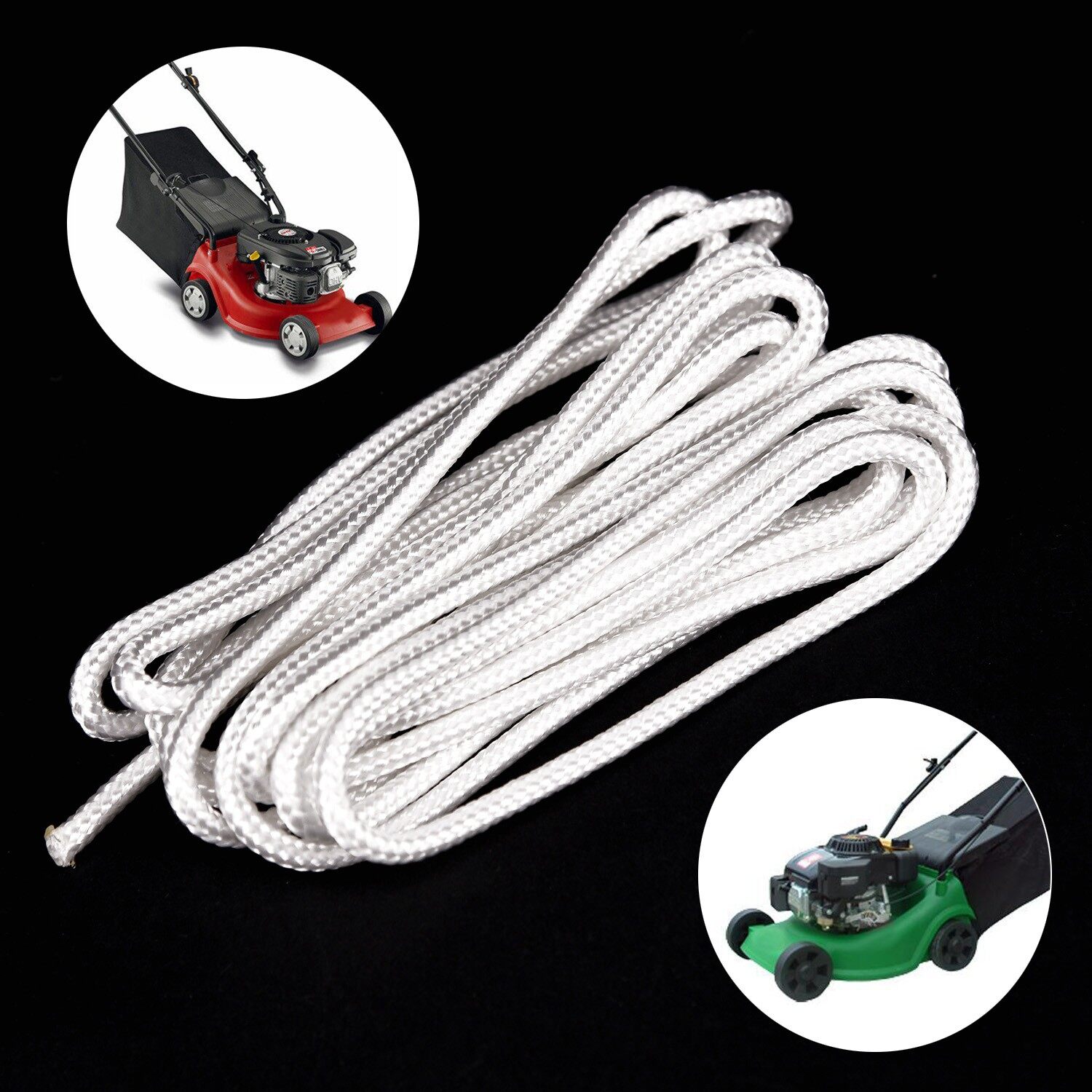 Recoil Pull Starter Cord Rope Engine Generator For Lawnmower Chainsaw 300cmx4mm 3mmx10m
