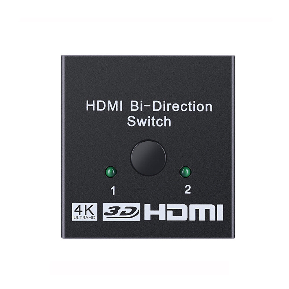 Jtke hdmi splitter 4k switch kvm bi-direction 1x2/2x1 hdmi-compatible switcher 2 in1 out for ps4/3 t v box switcher adapter