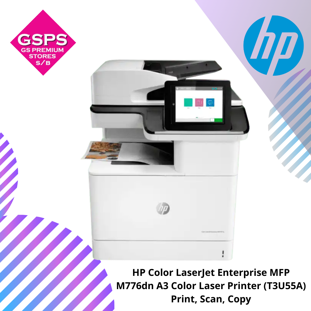 HP Color LaserJet Enterprise MFP M776dn A3 Color Laser Printer (T3U55A