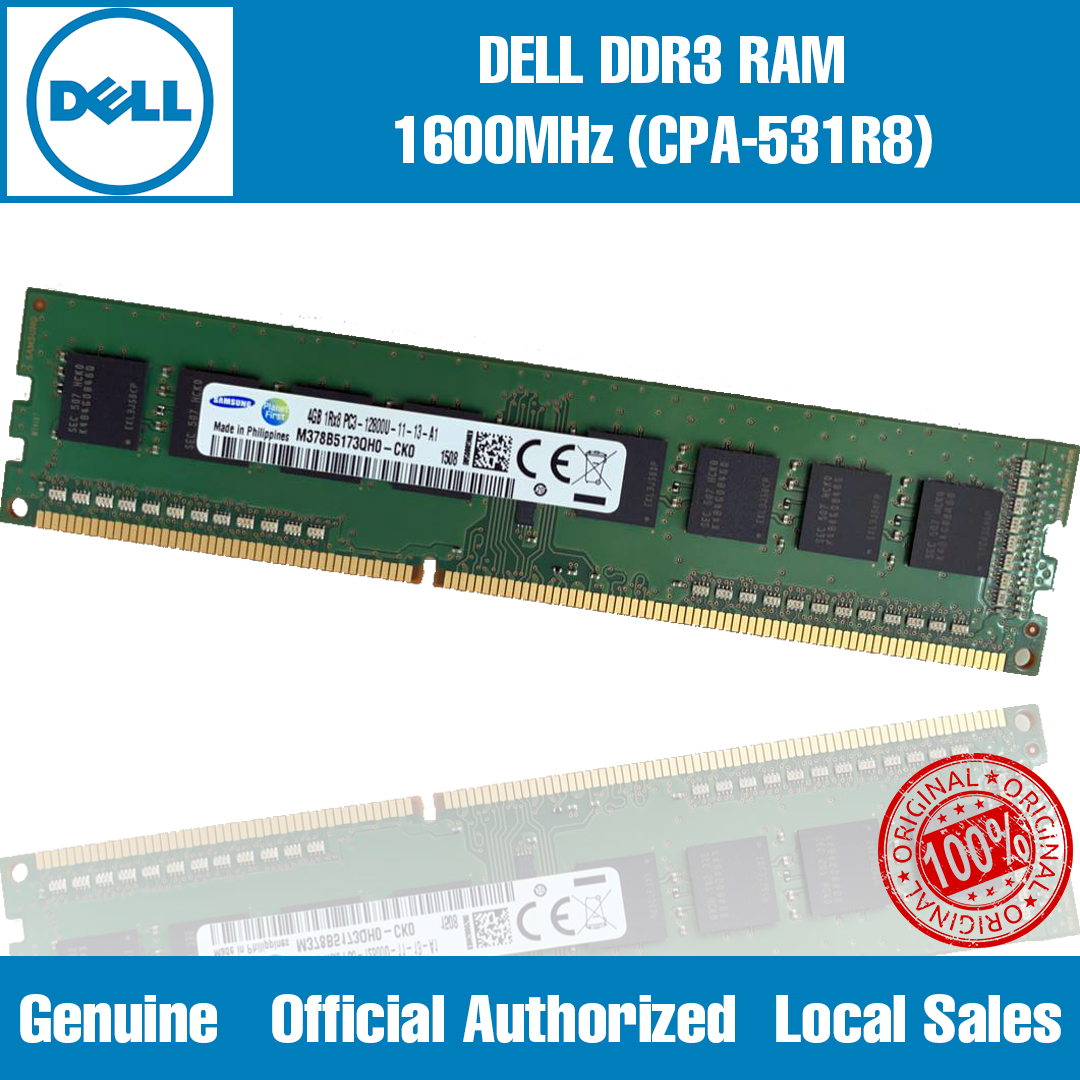 DELL DDR3 RAM 1RX8 DDR3 DIMM 1600MHz (CPA-531R8)