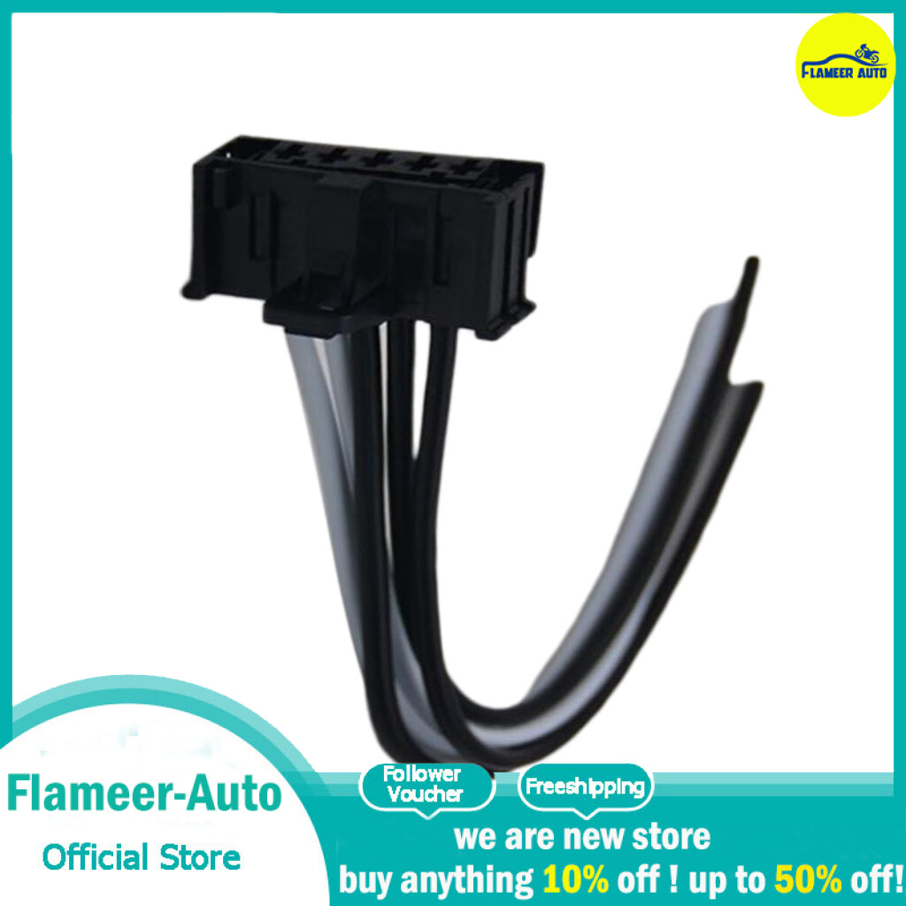 Flameer ใหม่ Blower Motor ตัวต้านทานบังเหียนมีสายสำหรับ Vauxhall CORSA D Part ใหม่