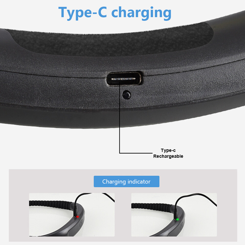 Book Light Flexible Handsfree LED USB Charging Neck Light Hug Reading Lamp