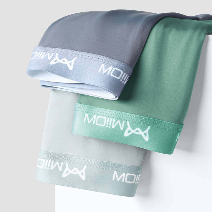 CMENIN MiiOW 3Pcs Nylon mới Quần lót nam sexy Quần lót Boxers Quần đùi mềm mại Người đàn ông Đồ lót Boxer Quần lót nam Ngắn trong suốt M1020