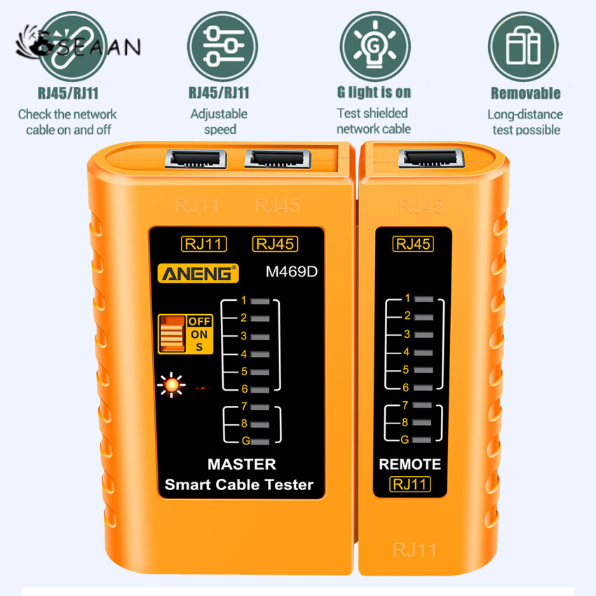 Cable Lan Tester Network Cable Tester RJ45 RJ11 LAN Cable Tester Networking Tool Network Repair