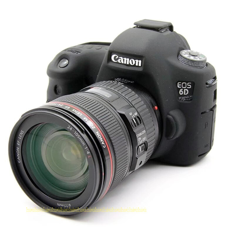Vỏ máy ảnh bằng cao su silicon mềm cho Canon EOS 6D