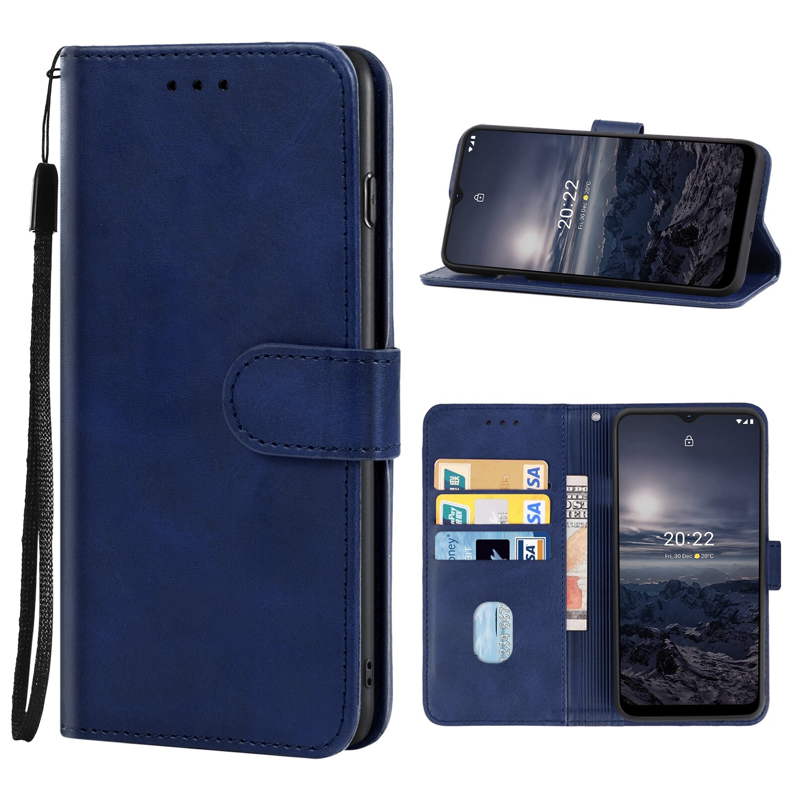 Haweel for nokia g21 / g11 leather phone case