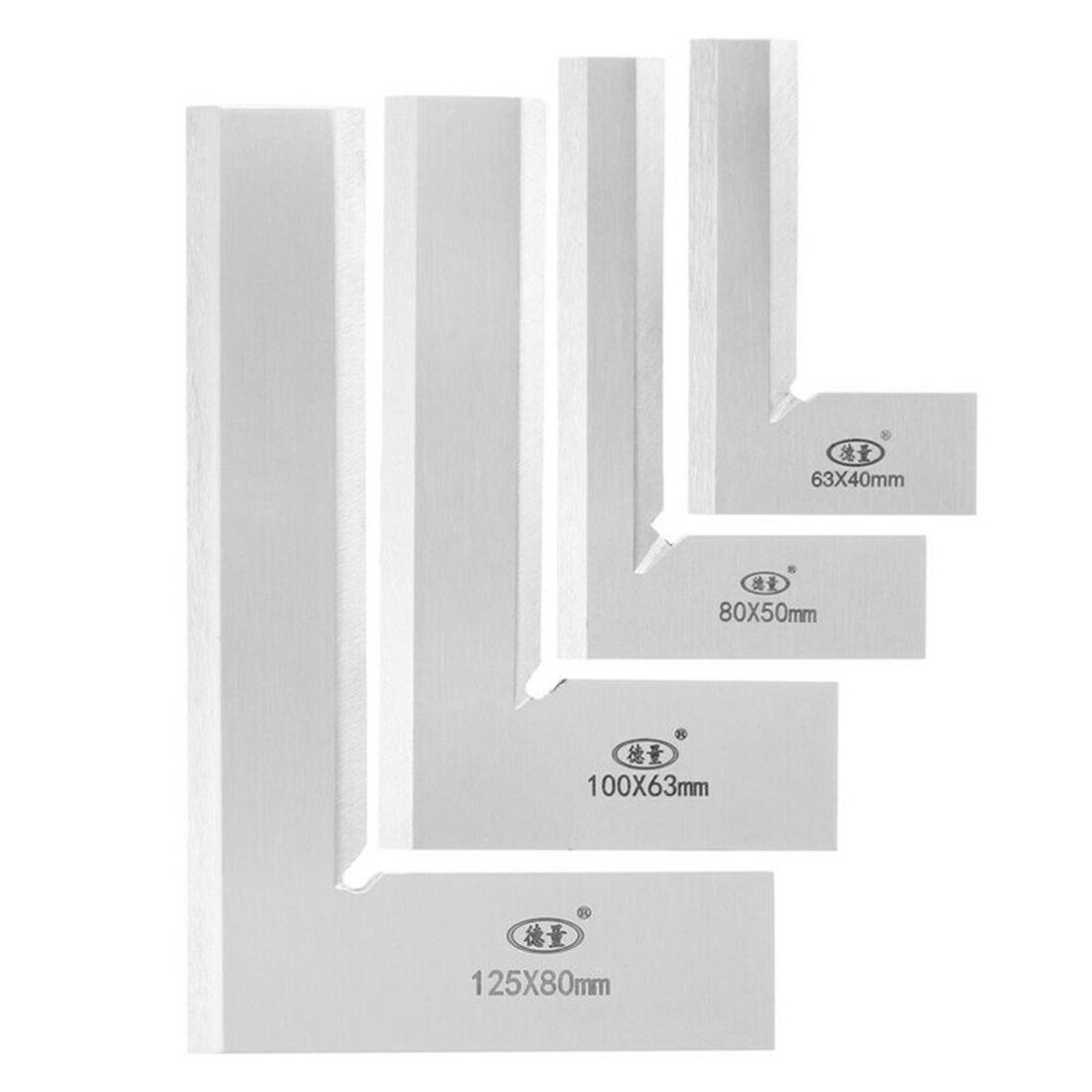 Stainless Steel Machinist Edge Square Ruler 90° Right Angle Measuring Tool