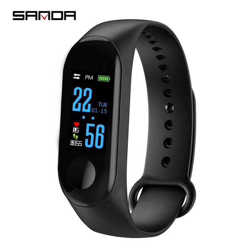 SANDA Bluetooth Cho Ios Android Kết Nối Đồng Hồ Thông Minh Màn Hình Kỹ Thuật Số Chống Nước Thể Thao Đa Năng Cho Nam Nữ Mới Đồng Hồ Thông Minh, Đồng Hồ Đếm Bước Tập Thể Dục Cho Nam