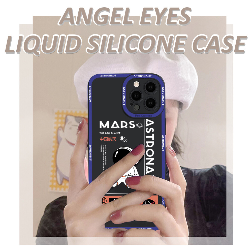Hontinga Casing Case For Xiaomi Redmi Note 9 Pro Note 9S Case Cartoon Cute NASA Soft Silicone Full Cover Camera Protection Shockproof Rubber Cases Back Cover Phone Casing Softcase For Boys Girls