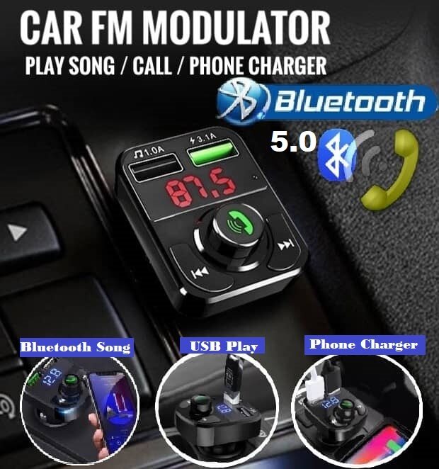 Car Fm Modulator Fm Transmitter Mp3 Bluetooth Module Fm Bluetooth Car
