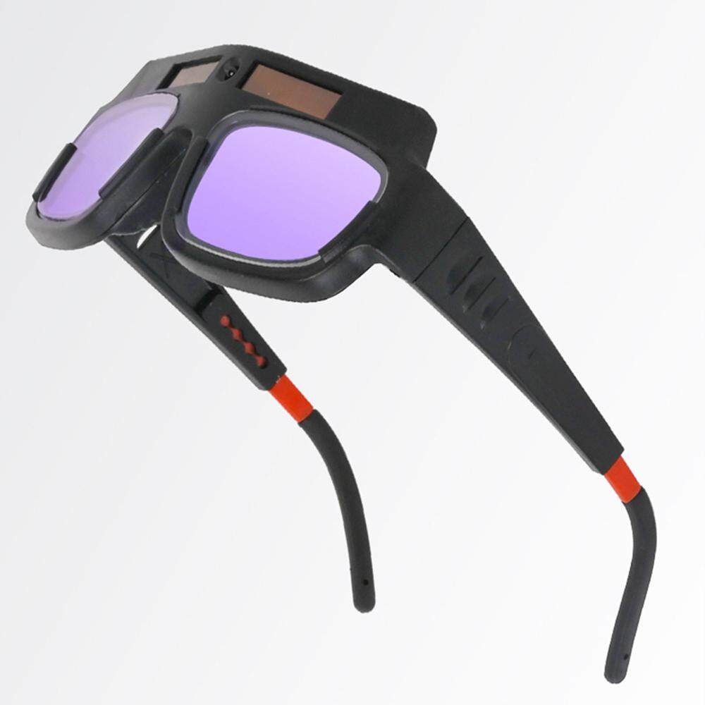 1 Welding Helmets Pair Black Solar Auto Darkening Goggle Safety Protective Mask